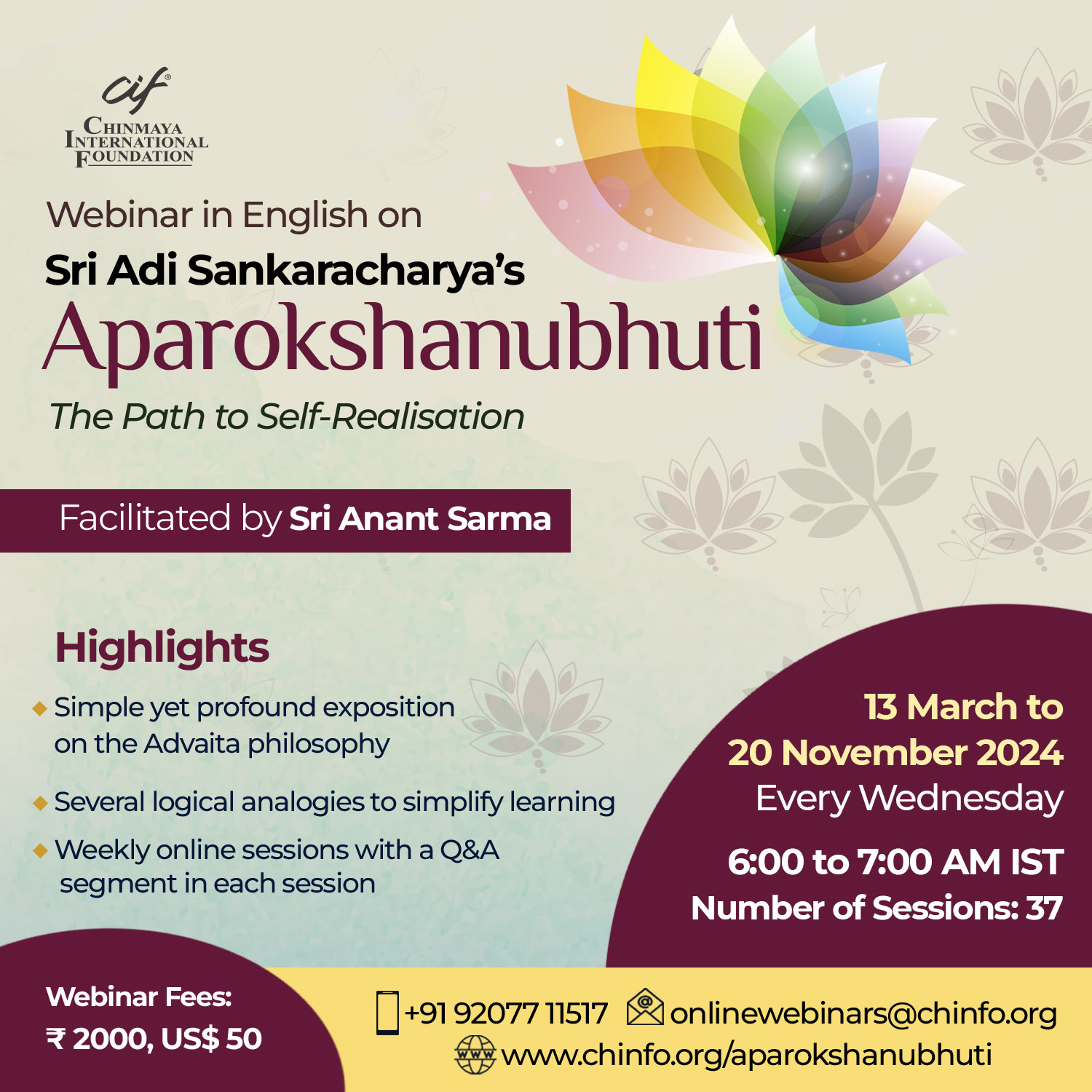 Aparokṣānubhuti Final March 2024