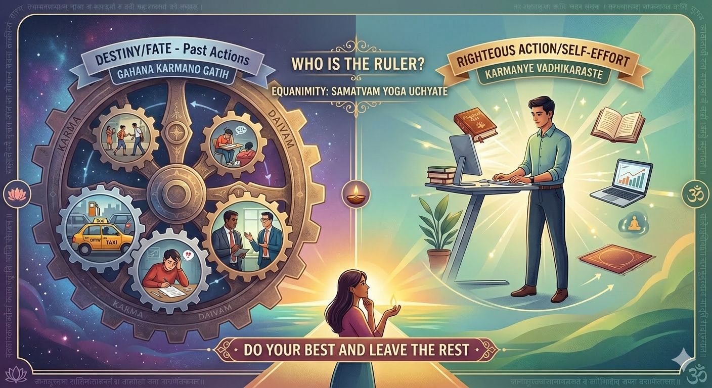 “Destiny/Fate” or “Righteous Action/Self-Effort”